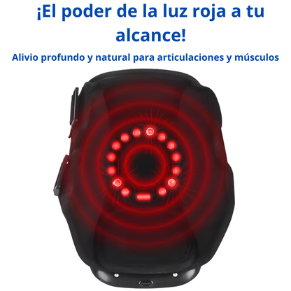 Masajeador de rodilla eléctrico con luz roja